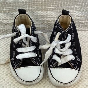 Converse Kids Black and White Sneakers